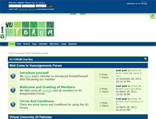 Tablet Screenshot of forum.vuassignments.com